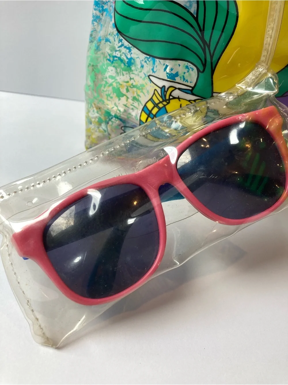 Vintage 90’s Disney The Little Mermaid Vinyl Purse Tote Sunglasses Y2K Ariel VTG